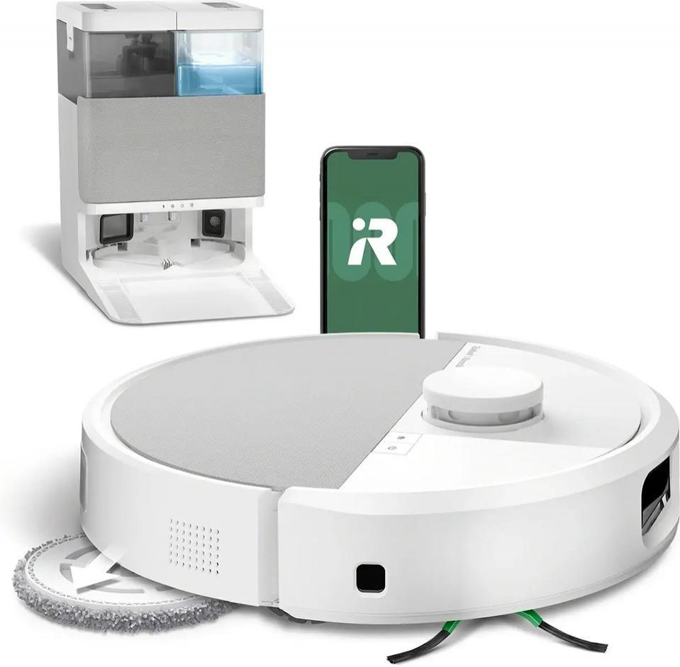 Робот-пилосос з вологим прибиранням iRobot Roomba Combo 505+ AutoWash dock White (N185240) (NW66913)