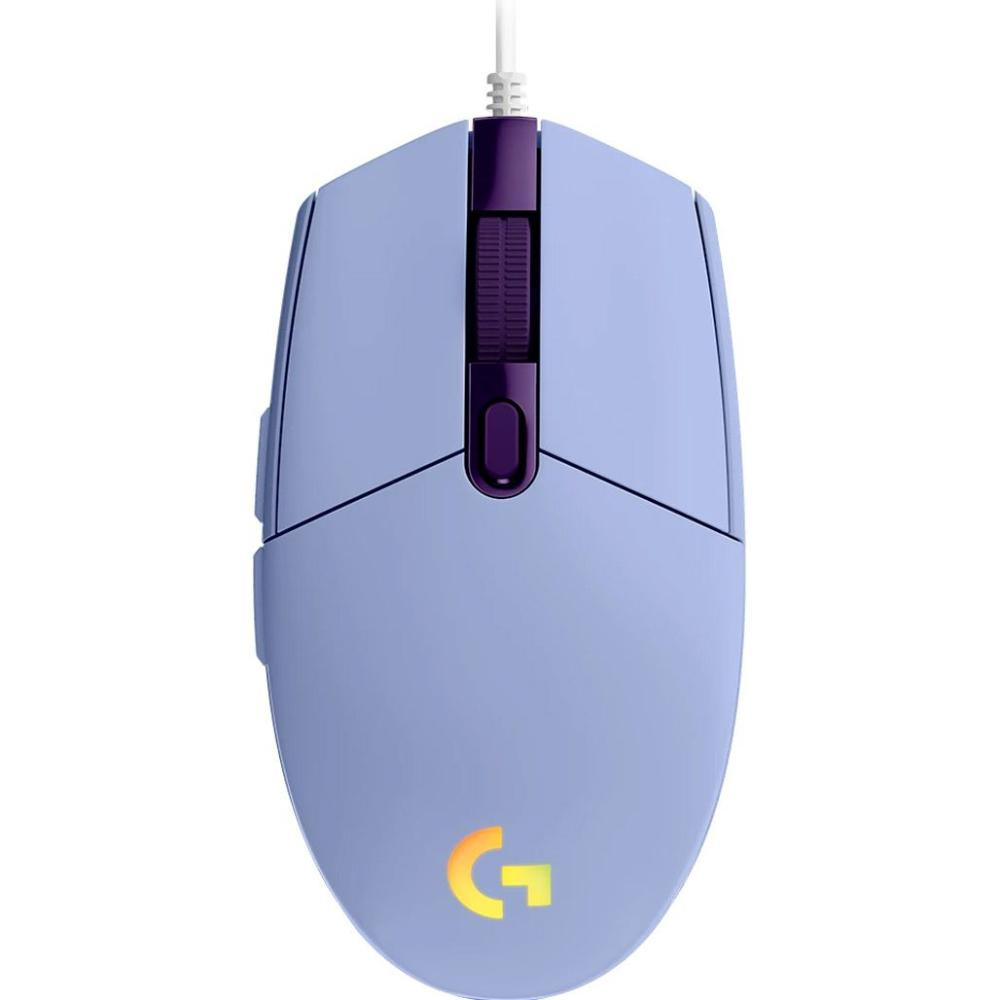 Миша Logitech G203 Lightsync Lilac (910-005853,910-005851) (NW67195)