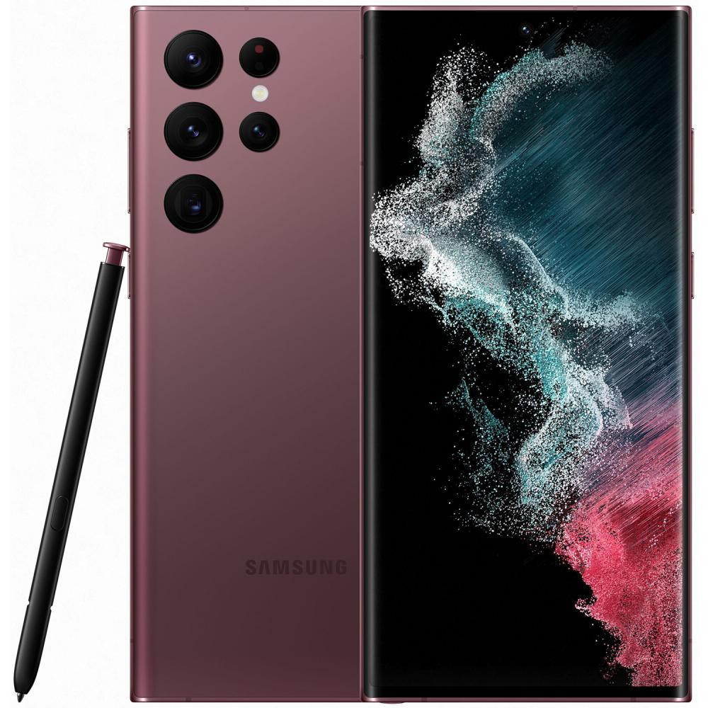 Смартфон Samsung Galaxy S22 Ultra SM-S9080 12/512GB Burgundy (NW22424)