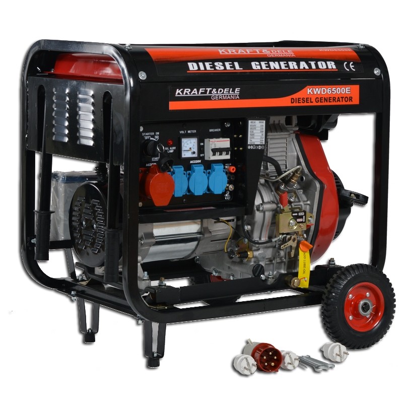 Дизельний генератор Kraft Dele KWD-6500E (KD-120) (NW22625)