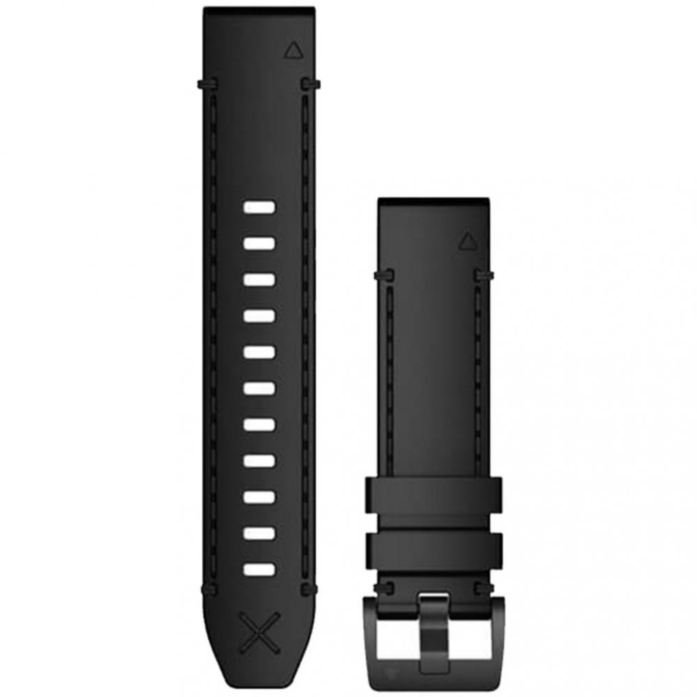 Шкіряний ремінець Garmin QuickFit 22 для MARQ, чорний (010-12738-19) (NW31580)