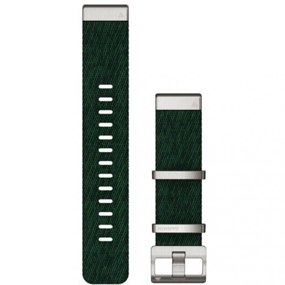 Ремінець Garmin QuickFit 22 Watch Bands Jacquard-weave Nylon Strap – Pine Green (010-13008-00) (NW31500)