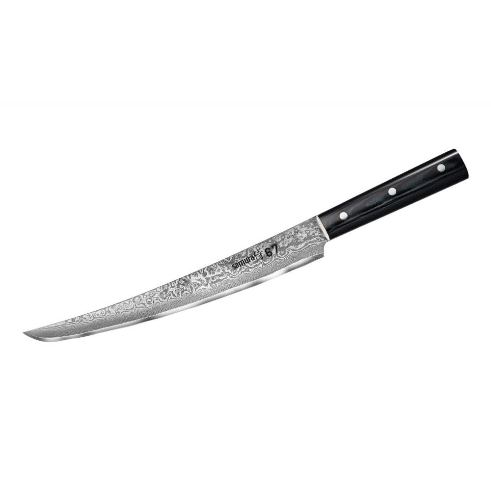 Ніж для нарізки слайсер Samura 67 Damascus SD67-0046MT (NW00300)