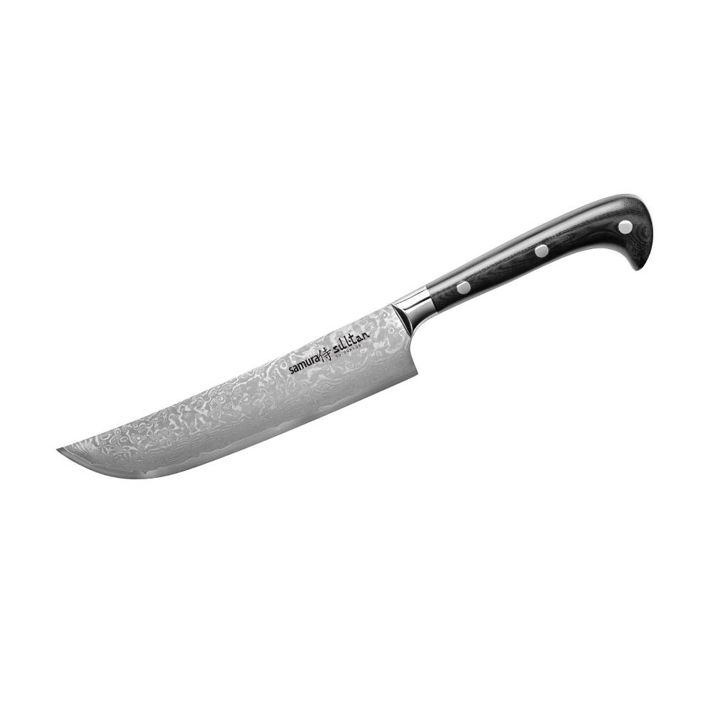 Ніж кухонний ШЕФ, 164 ММ, SAMURA `SULTAN` (SU-0085DB) black (NW01219)
