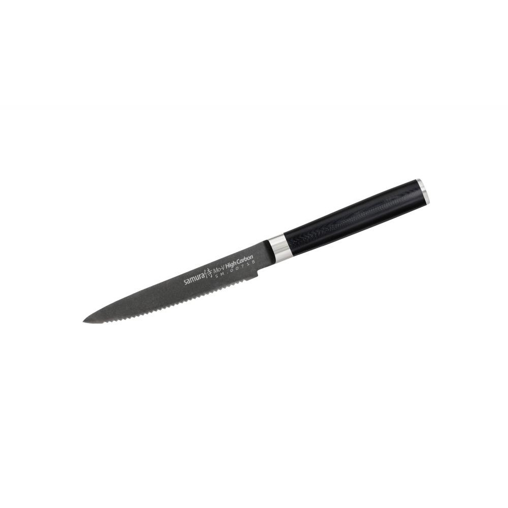 Ніж кухонний для томатів, 120 мм, Samura `MO-V Stonewash` (SM-0071B) (NW03080)