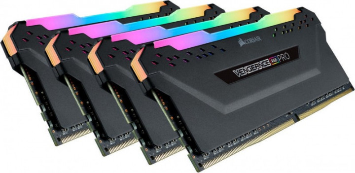 Пам'ять Corsair RGB Pro K4 32GB DDR4 3200MHz CL16 (CMW32GX4M4Z3200C16) (NW02366)
