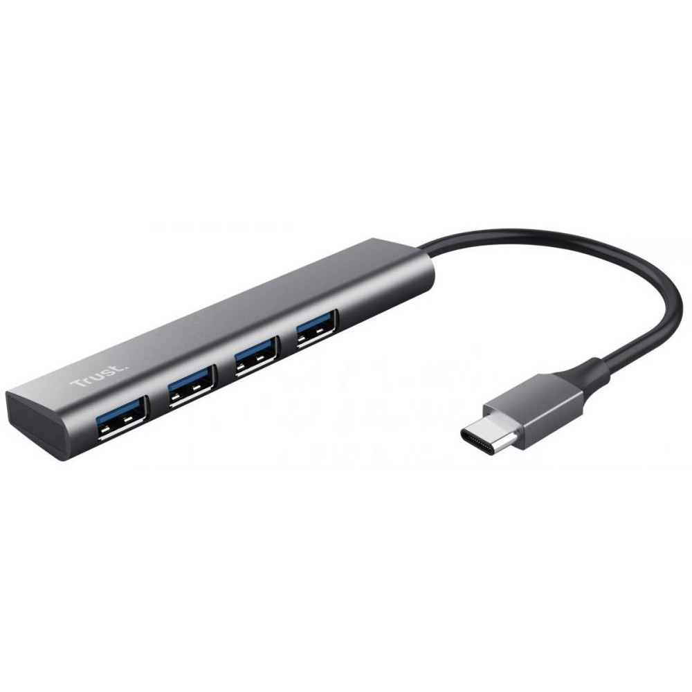 Trust Halyx 4-Port USB-C Hub (24948) - купить USB-хаб: цены, отзывы,  характеристики > стоимость в магазинах Украины: Киев, Днепропетровск,  Львов, Одесса