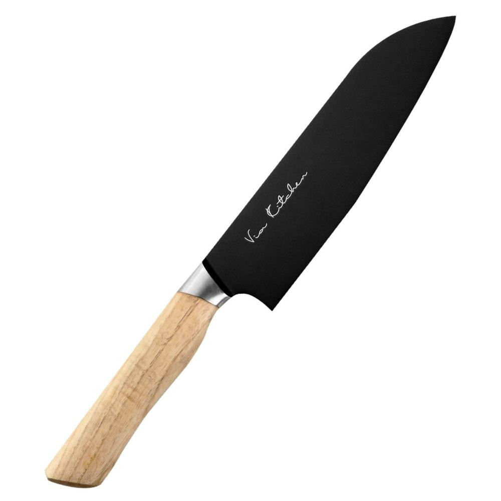 Японський ніж Santoku Satake Black Ash (807-630) (NW45504)