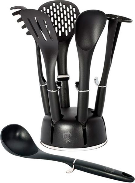 Набір кухонного приладдя 7 пр. Berlinger Haus Black Royal Collection (BH-6218) (NW10512)