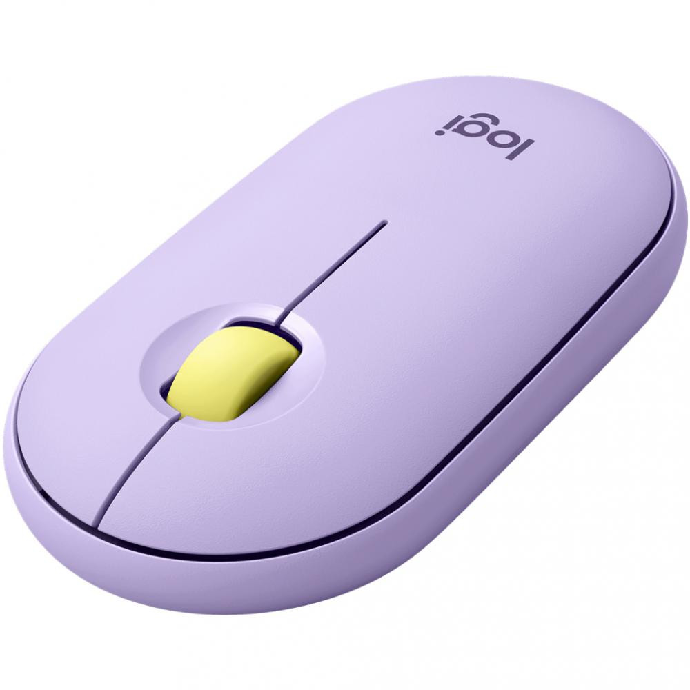Миша Logitech Pebble M350 Lavender Lemonade (910-006752) (NW51263)