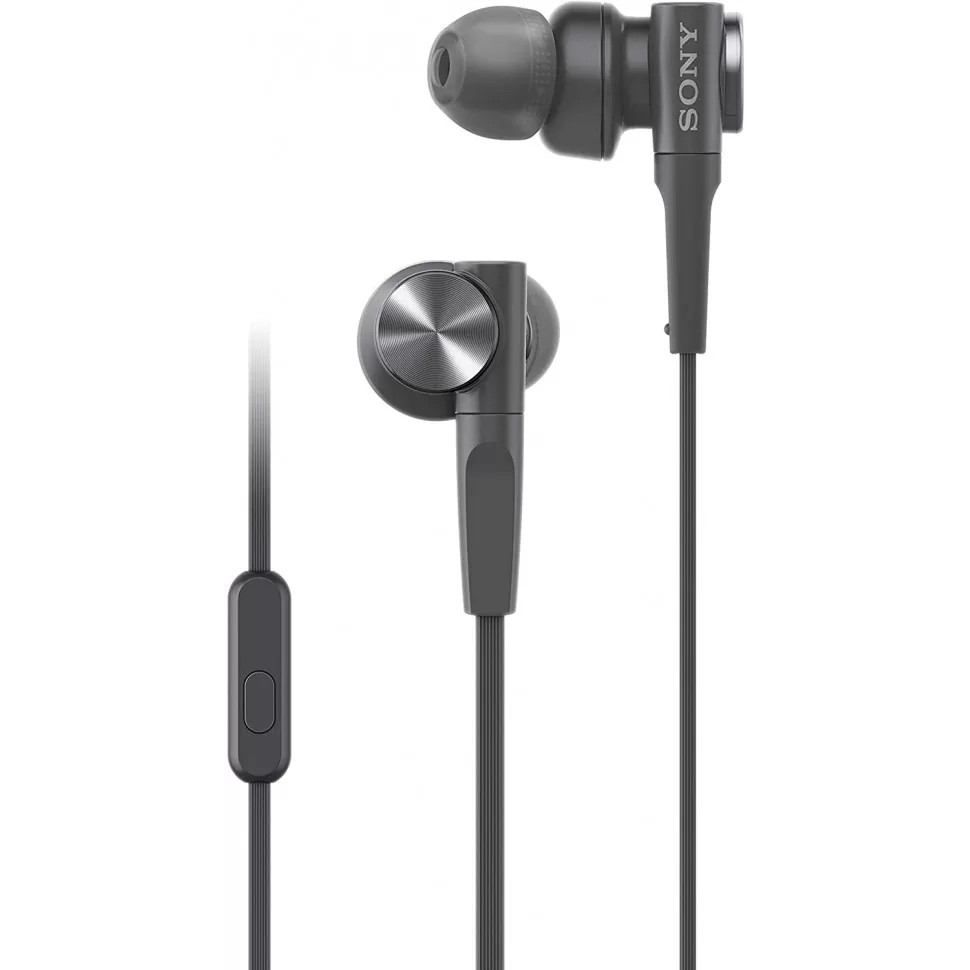 Навушники з мікрофоном Sony MDR-XB55AP Black (NW51207)