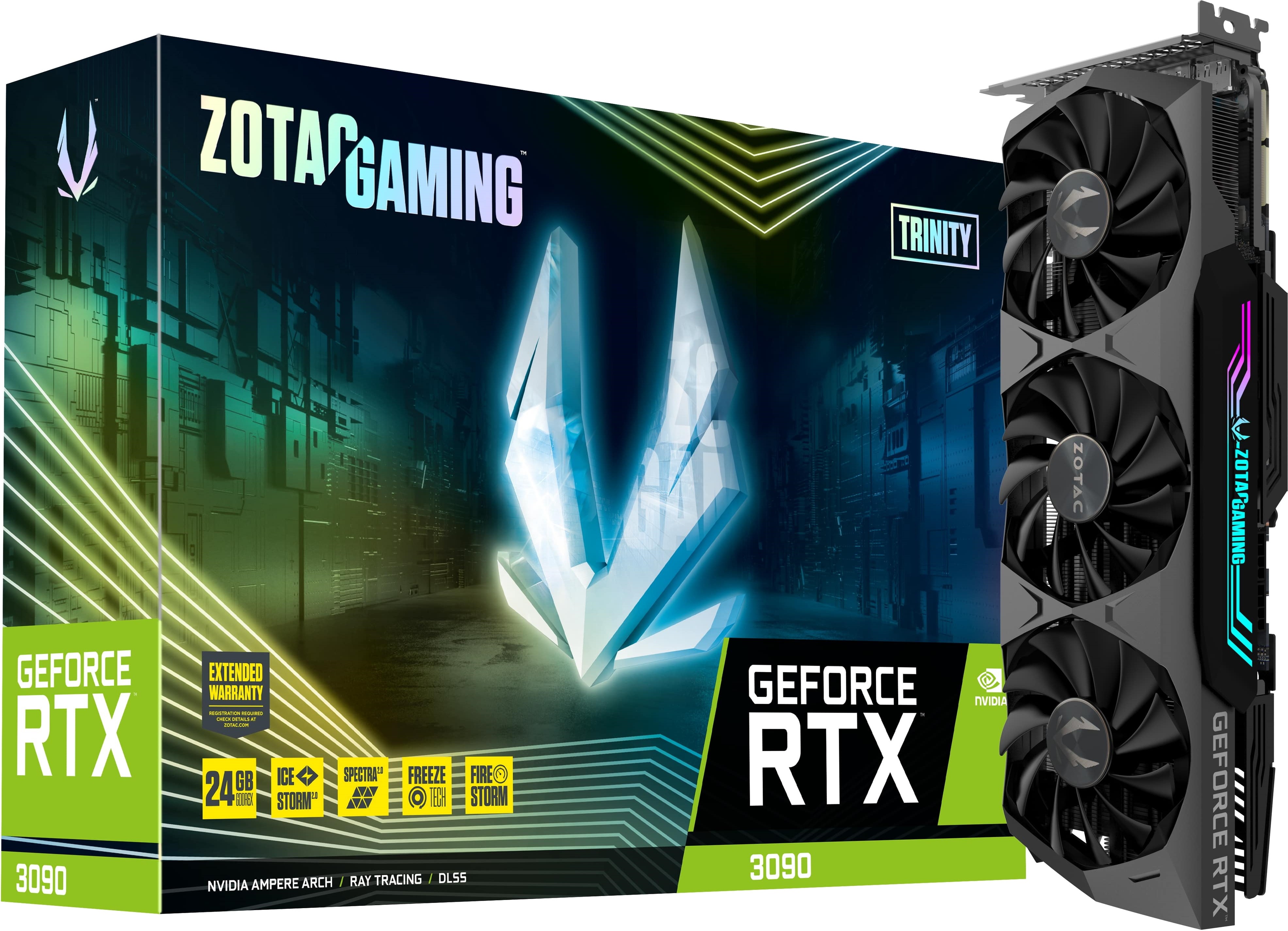 Відеокарта Zotac GAMING GeForce RTX 3090 Trinity 24 GB (ZT-A30900D-10P)