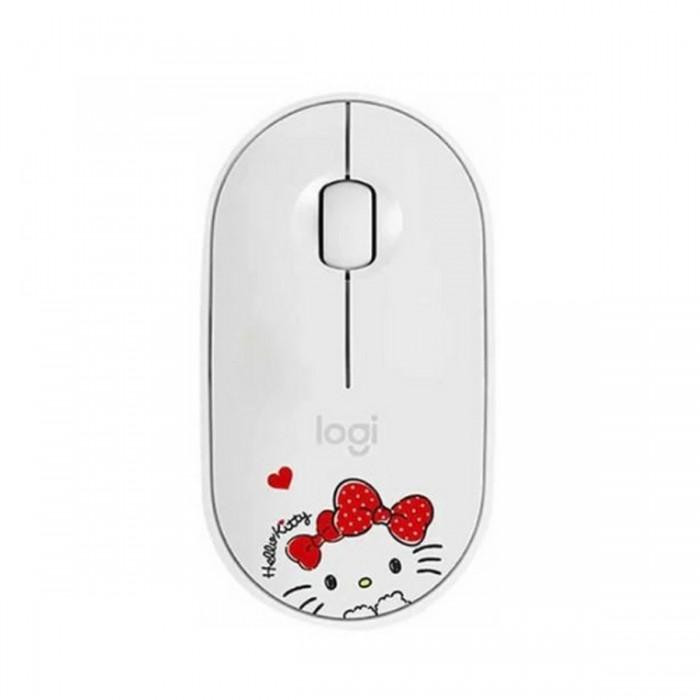 Миша Logitech Pebble M350 Hello Kitty White (910-006031) (NW52614)
