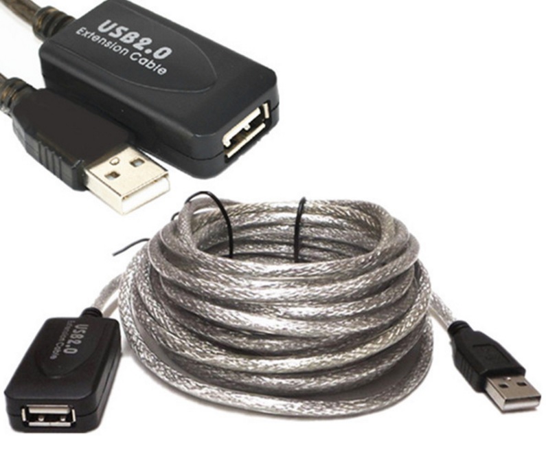 Кабель продовжувач USB 2.0 AM-AF,10.0 м, активний, RTL (138546)