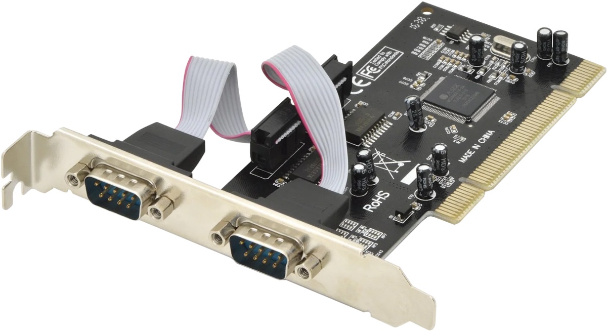PCI Контролер 2xCOM (RS232), MosChip S9865, RTL (140405)