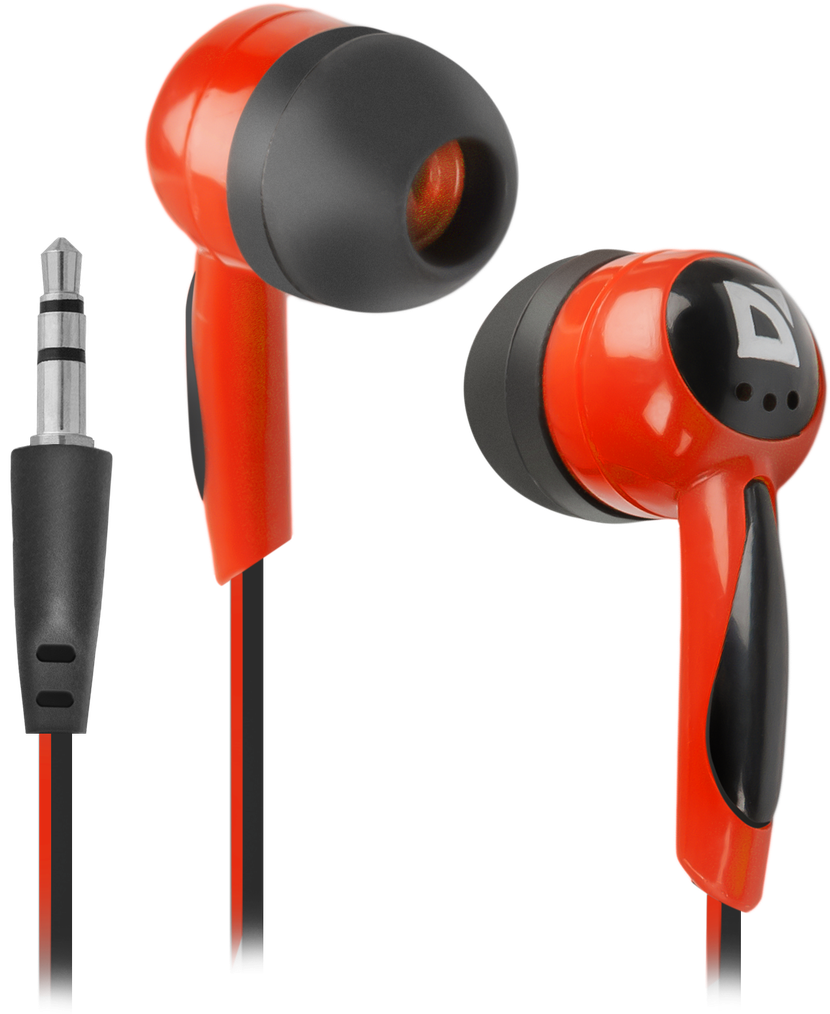 Навушники Defender Basic 604 Black-Red (141360)