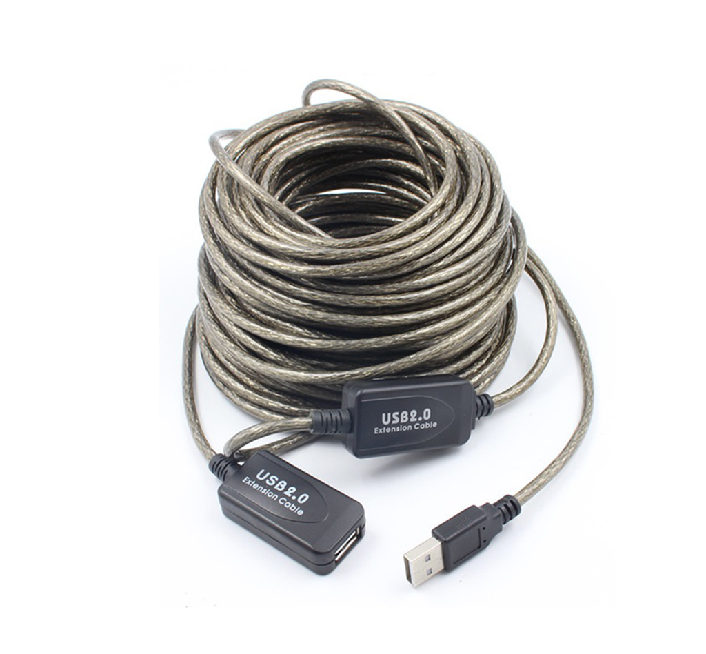 Кабель продовжувач USB 2.0 AM-AF, 20.0 м, активний (803547)