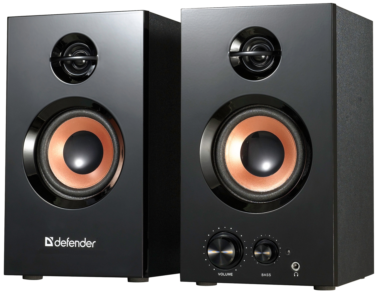 Акустична система 2.0 Defender Aurora S20, 20Вт (RMS) MDF чорна (202882)