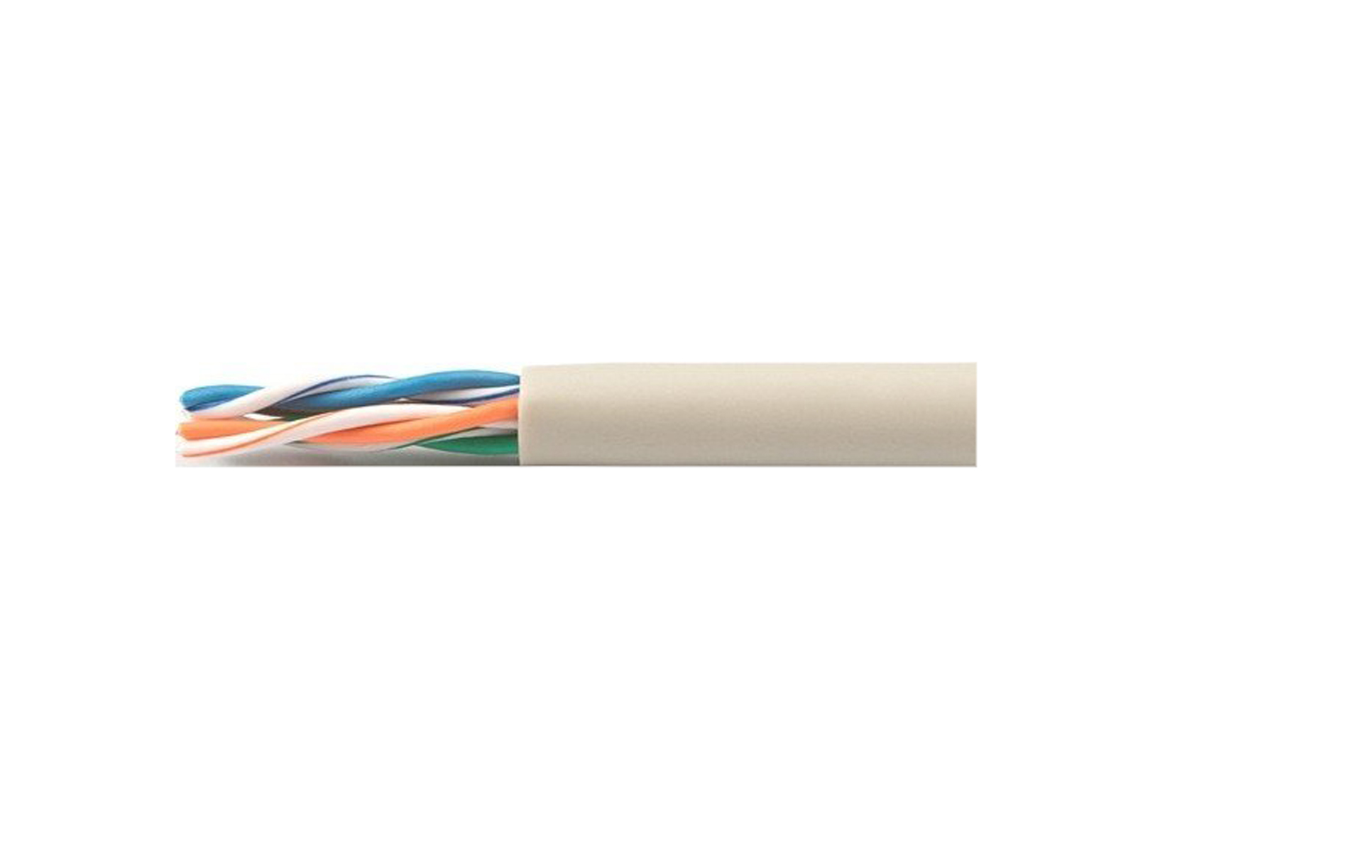 Кабель UTP Cat-5e Kingda, PVC, 4 пари , CCA, 24AWG, 305м, сірий (230657)