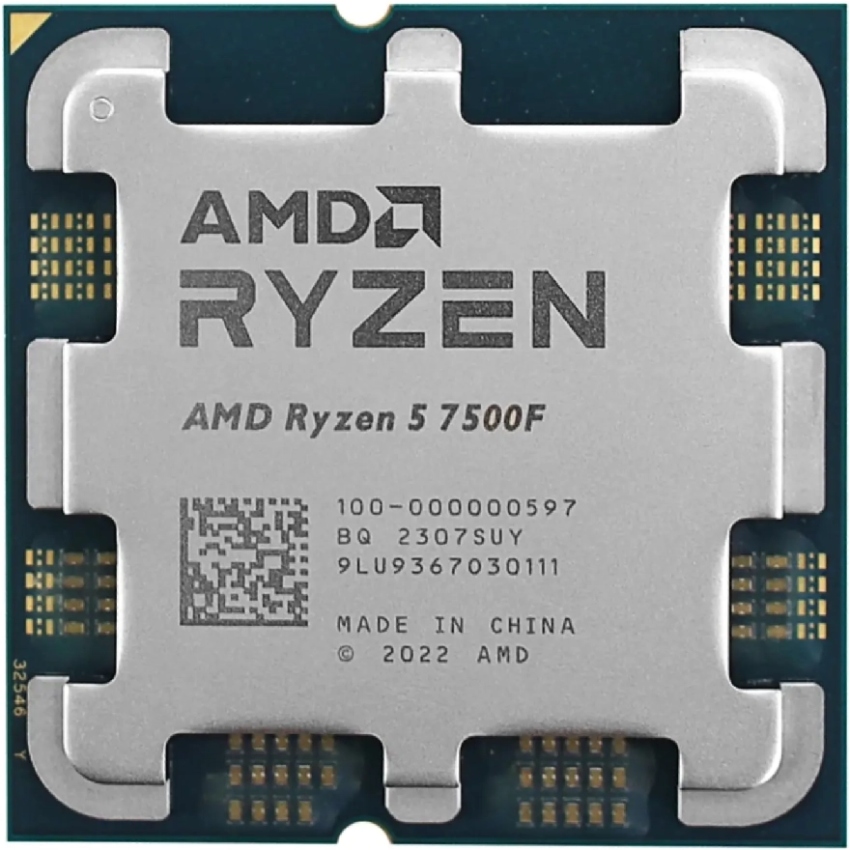 AMD Ryzen 5 6C/12T 7500F (3.7/5.0GHz Boost,38MB,65W,AM5) TRAY (881712)