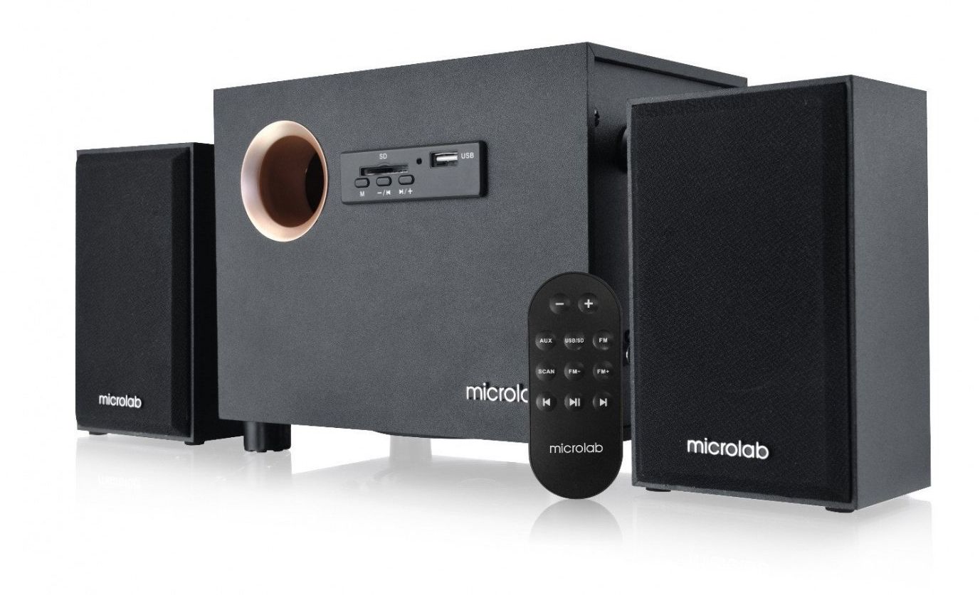 Акустична система 2.1 Microlab M-105, 10Вт, чорна (147911)