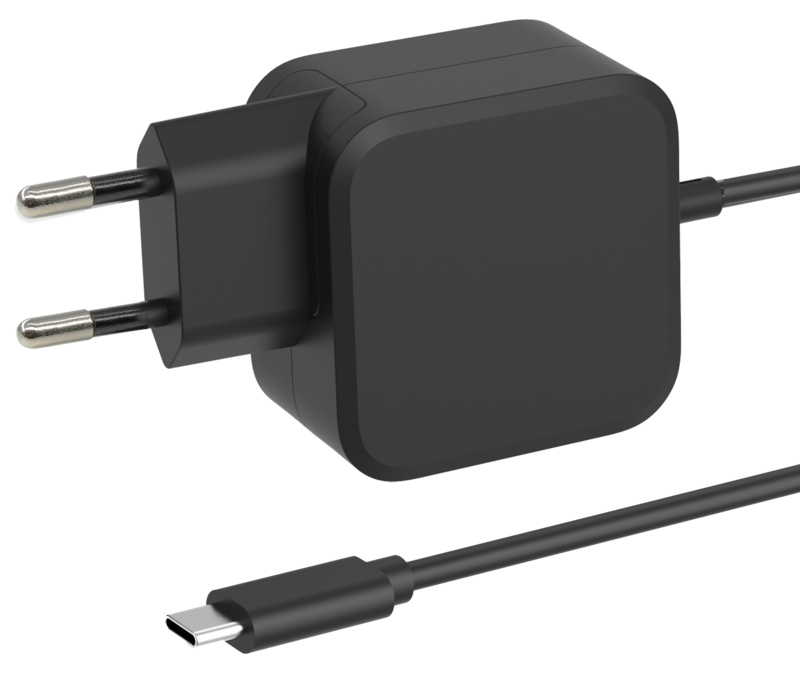Адаптер живлення для ноутбука Xilence 67W GaN USB-C XM067C.B Mini PD Чорний (860031)