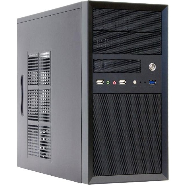 Корпус Chieftec MESH CT-01B-OP, без БЖ, 1xUSB3.0, mATX, Black (132908)
