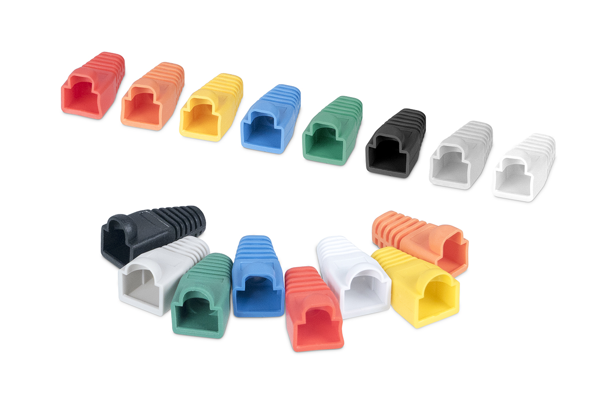 Ковпачок ізолюючий до конектора RJ-45 (сірі) (6617)