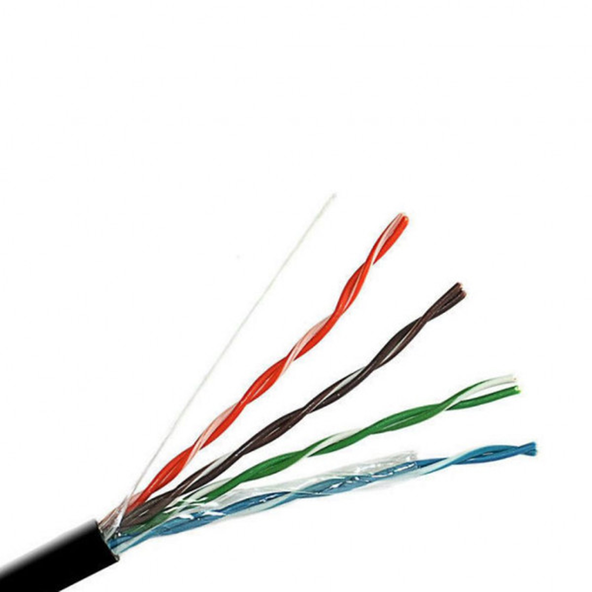 Кабель UTP Cat-5e Ok-NET КПП-ВП (100) 4х2х0,51 (пометрово) для зовнішньої прокладки (31548)