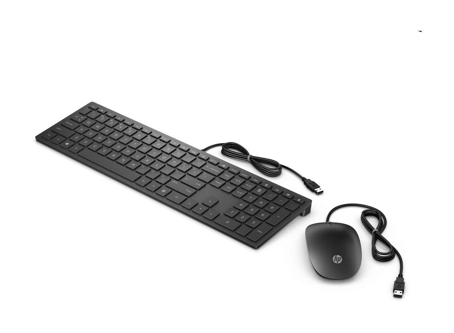 Комплект дротовий HP Pavilion 400 мишка і клавіатура, USB-A, чорний (218291)