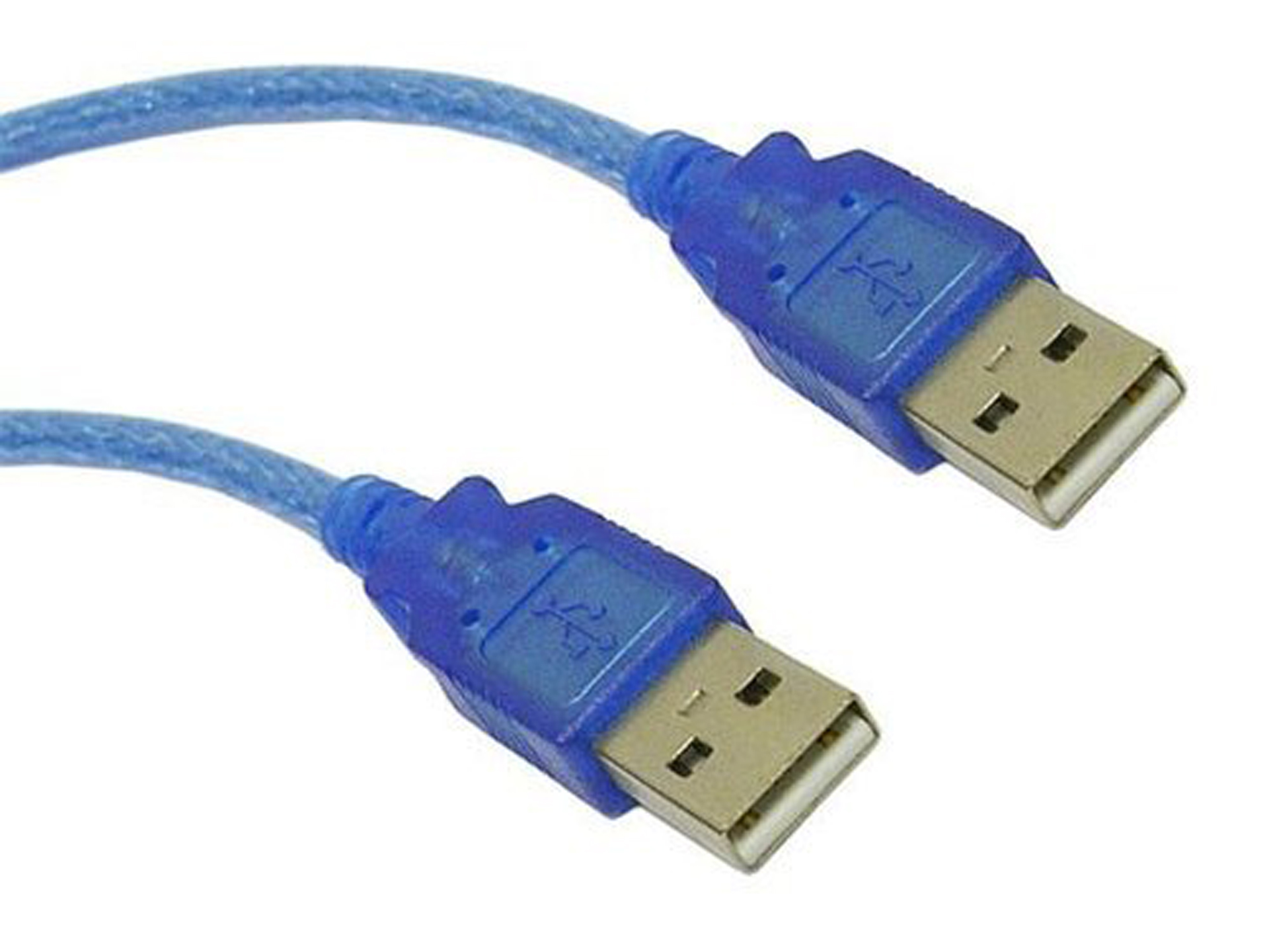 Кабель USB AM-AM, 1.5 м, синій (237287)