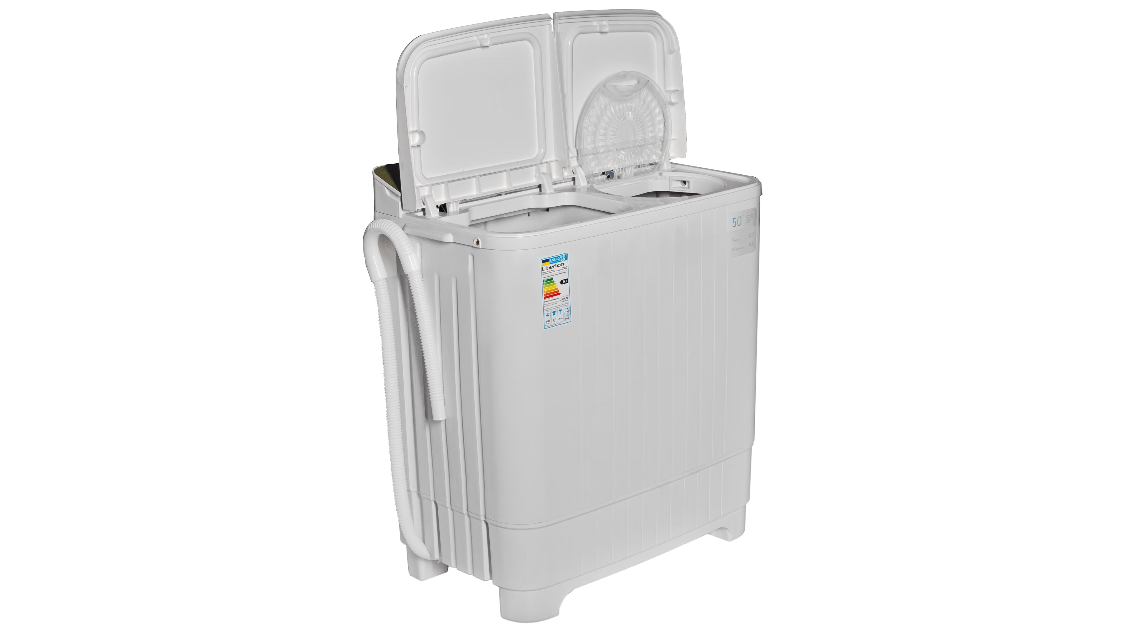 Пральна машина LIBERTON LWM-6202 PUMP (6,2 кг, двостороння, помпа)