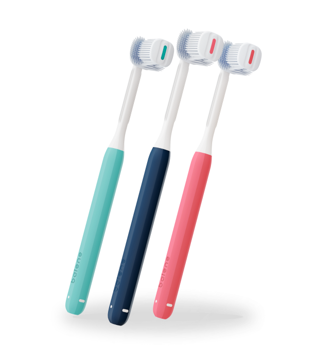 Balene Manual Toothbrush Deep Blue (M3MBLUE) (T-50169)