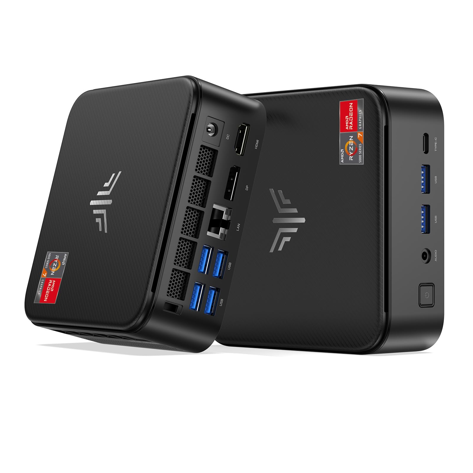 NiPoGi Pinova series E3B (AM06 Pro) Black (AMD Ryzen 5 7430U / 32GB RAM / 1TB SSD / AMD Radeon Graphics / Windows 11) * (T-51729)