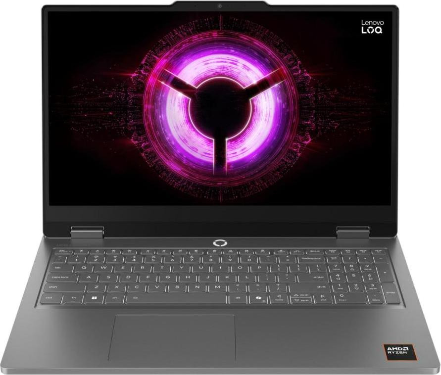 Lenovo LOQ Essential 15ARP11 (83VA000XPB Custom 24GB RAM) Luna Gray (15,6 / IPS / 1920x1080 / 144Hz / AMD Ryzen 7 170 / 24GB RAM / 512GB SSD / RTX 5060 / DOS) (T-51944)