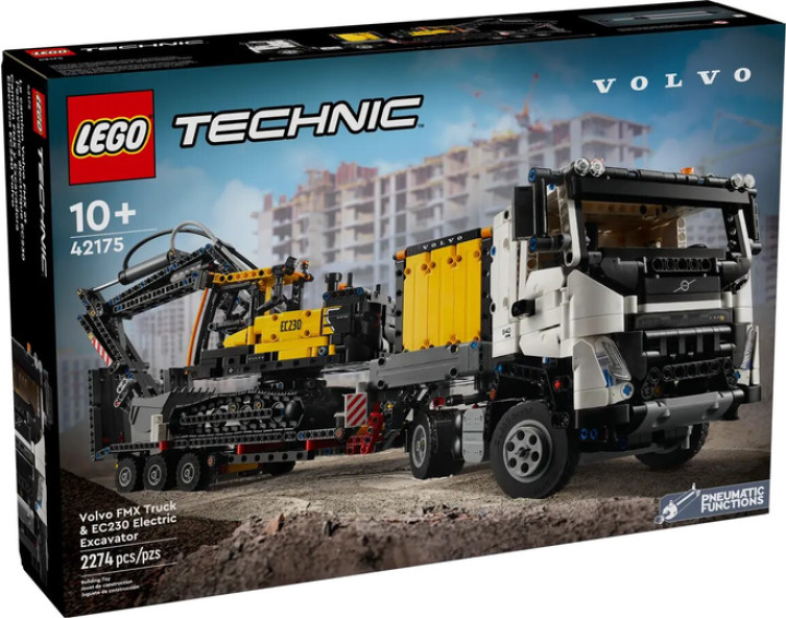 LEGO Technic Volvo FMX Truck + EC230 Electric Excavator (42175) (T-48408)