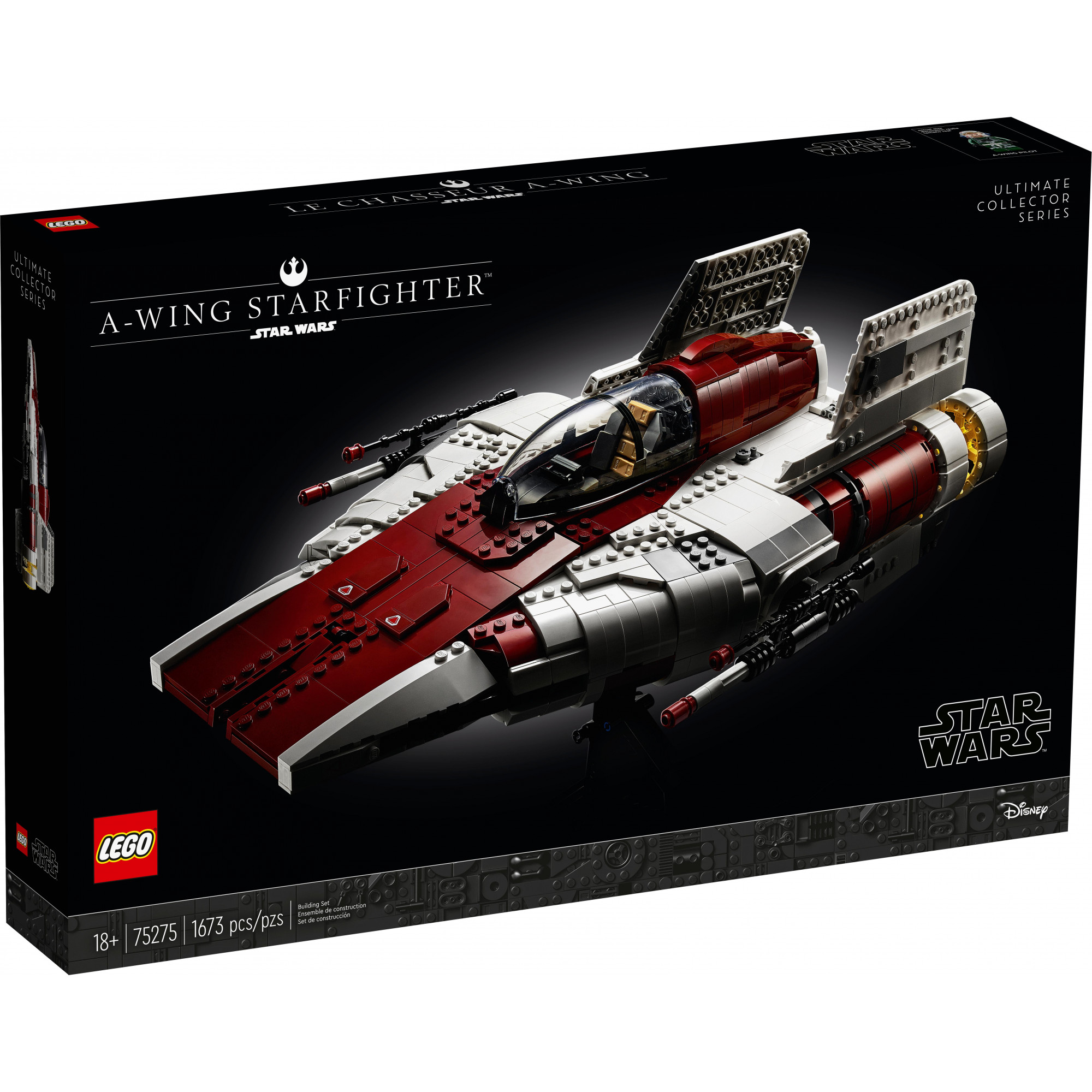LEGO Star Wars A-wing Starfighter (75275) * (T-49731)
