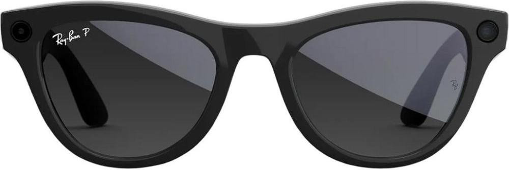 Ray-Ban Meta Skyler Gen 2 Standard Shiny Black Frame / Gradient Graphite Lenses (RW4014 601/T3 52-20) (T-50623)