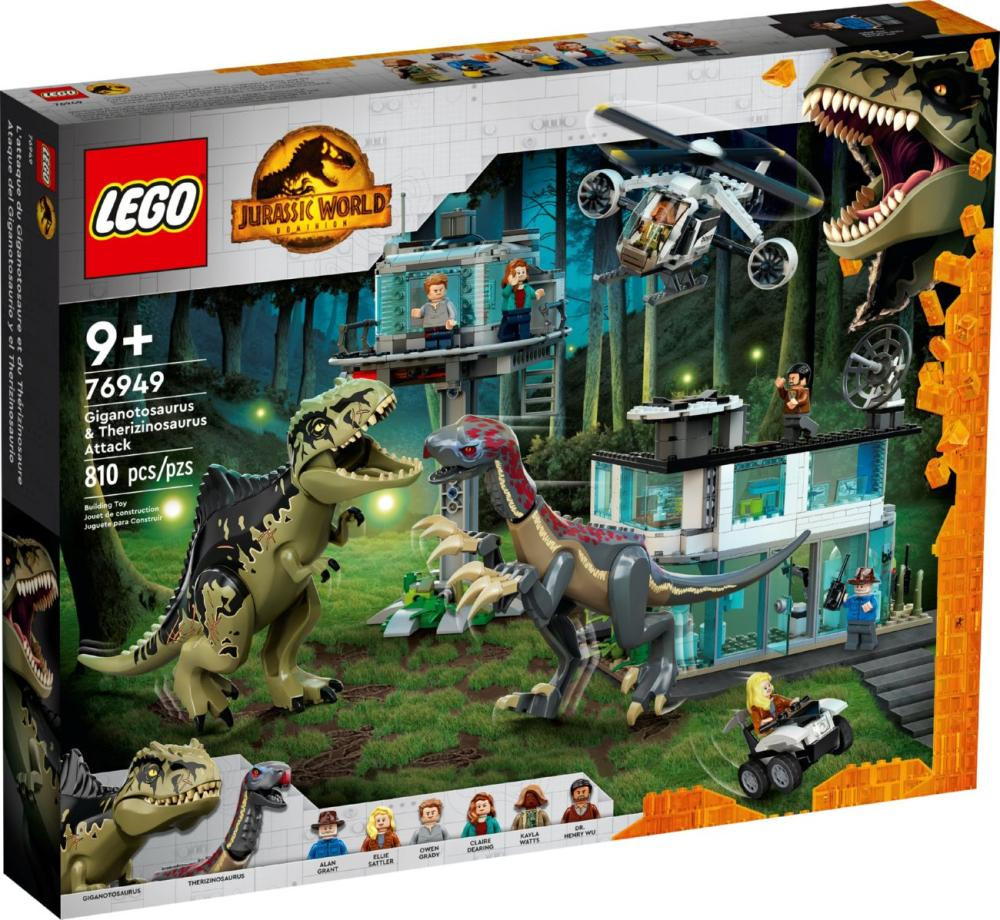 LEGO Jurassic World Giganotosaurus Therizinosaurus Attack (76949) * (T-50656)