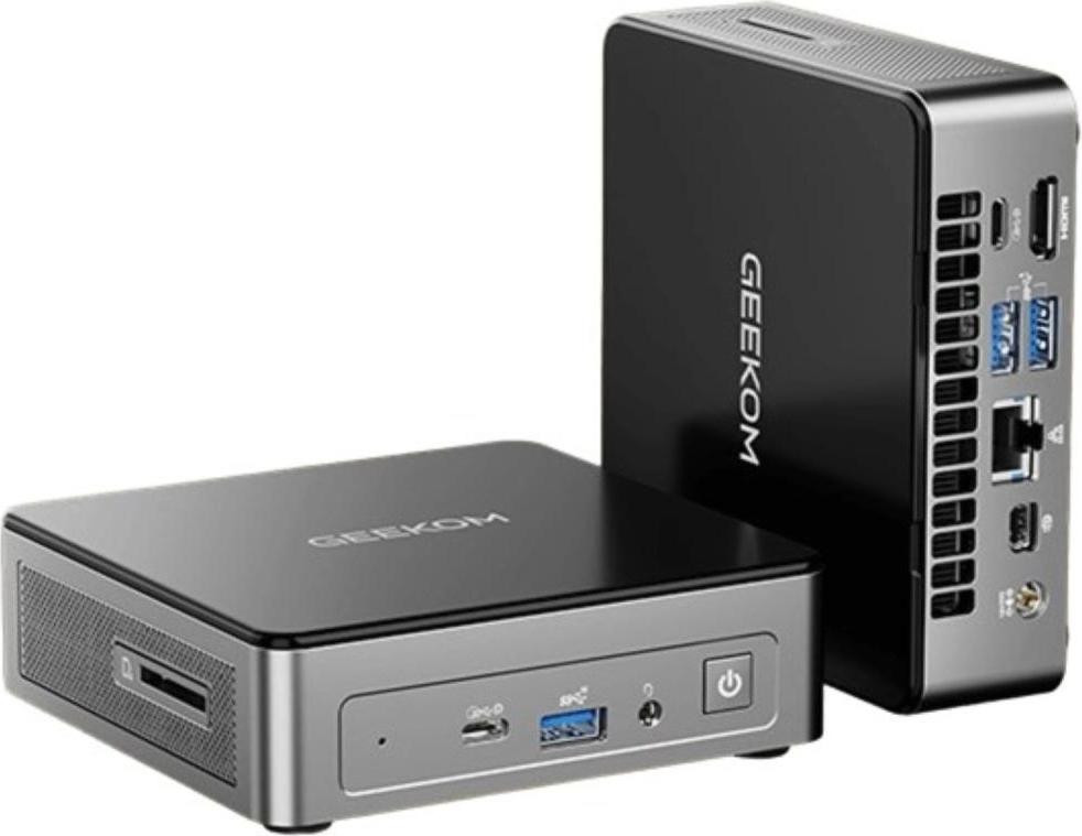 GEEKOM Air12 Mini PC (GMAIR12PT7505-16512-EU) (Intel Pentium Gold 7505 / 16GB RAM / 512GB SSD / Intel UHD Graphics / Windows 11 Pro) * (T-51536)