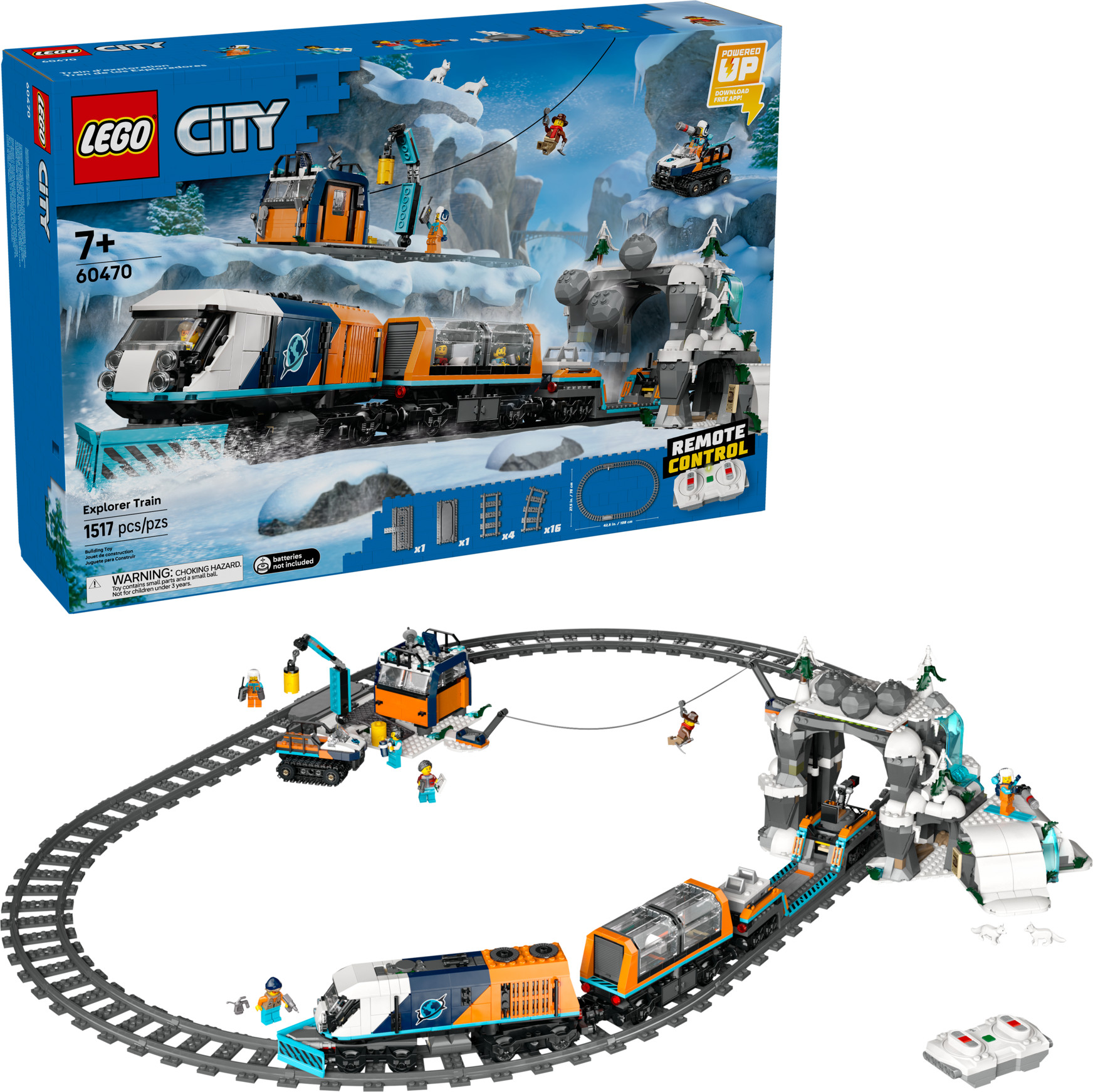 LEGO City Arctic Explorers Polar Express (60470) (T-51888)