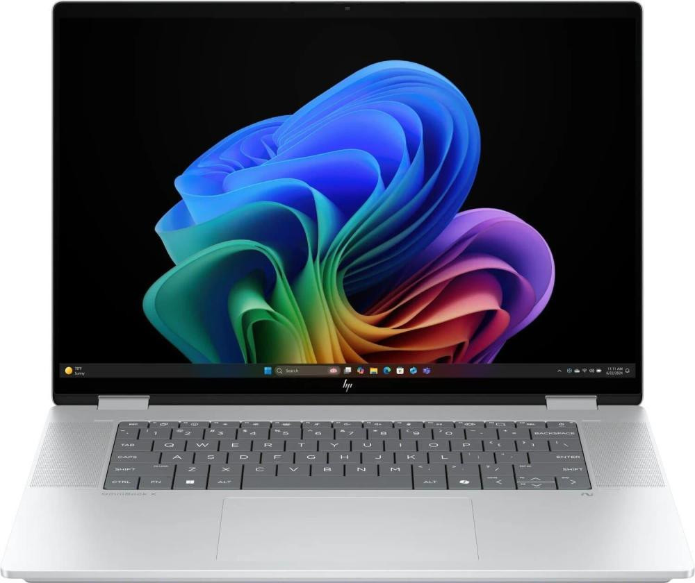 HP Omnibook X Flip LaptopNGAI 16-AS0254NG (D5ZM1EA) Silver (16 / IPS Multi Touch / 1920x1200 / 60Hz / Intel Core Ultra 5 226V / 16GB RAM / 512GB SSD / Intel Arc Graphics 130V / Windows 11 Home) (T-51850)
