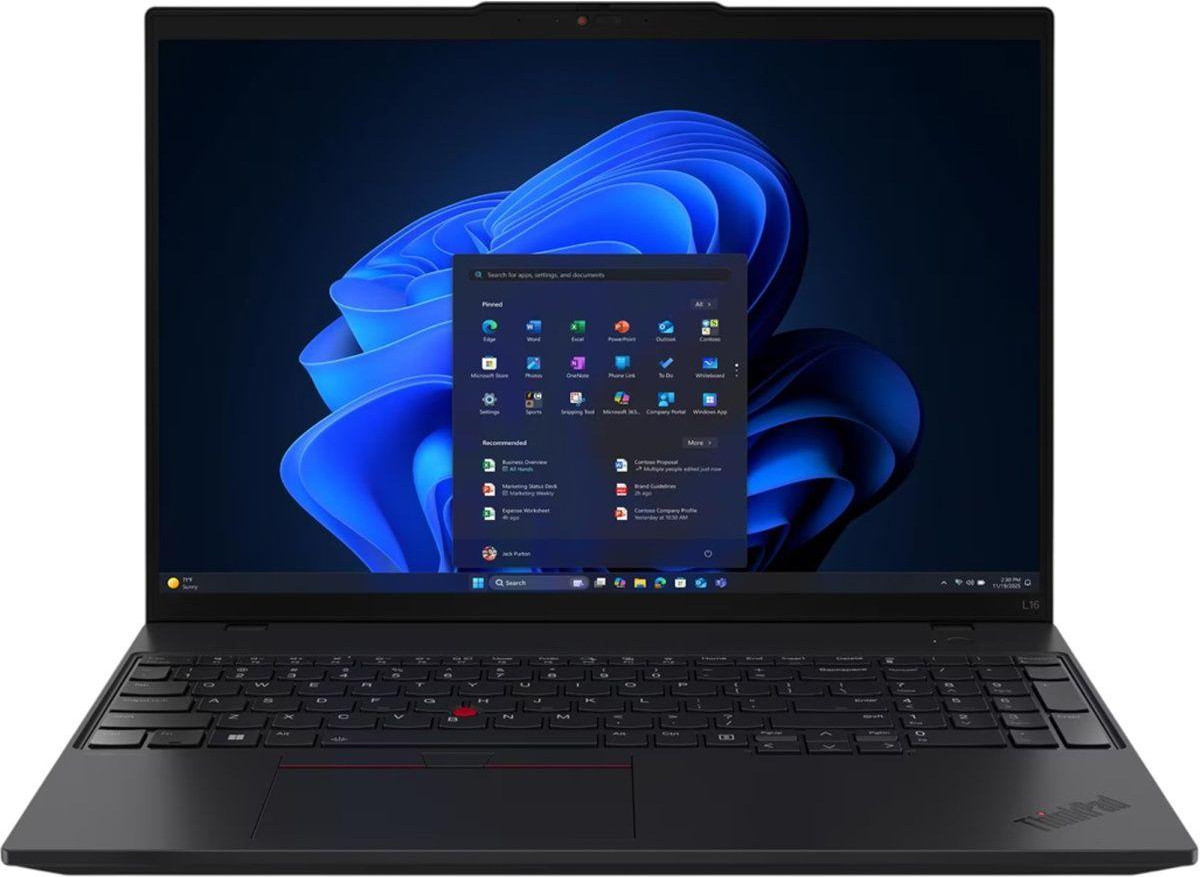 Lenovo ThinkPad L16 Gen 2 (21SA002EGE) Black (16 / IPS / 1920x1200 / 60Hz / Intel Core Ultra 7 255U / 16GB RAM / 512GB SSD / Intel UHD Graphics / Windows 11 Pro) * (T-51666)