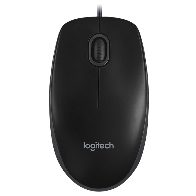 Logitech B100 Optical Mouse Black (910-003357) * (T-51893)