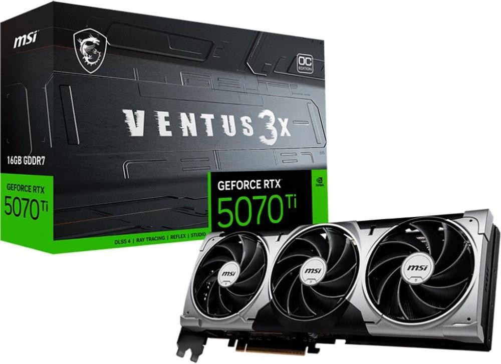 MSI GeForce RTX 5070 Ti 16G VENTUS 3X PZ OC (912-V531-636) (T-51869)