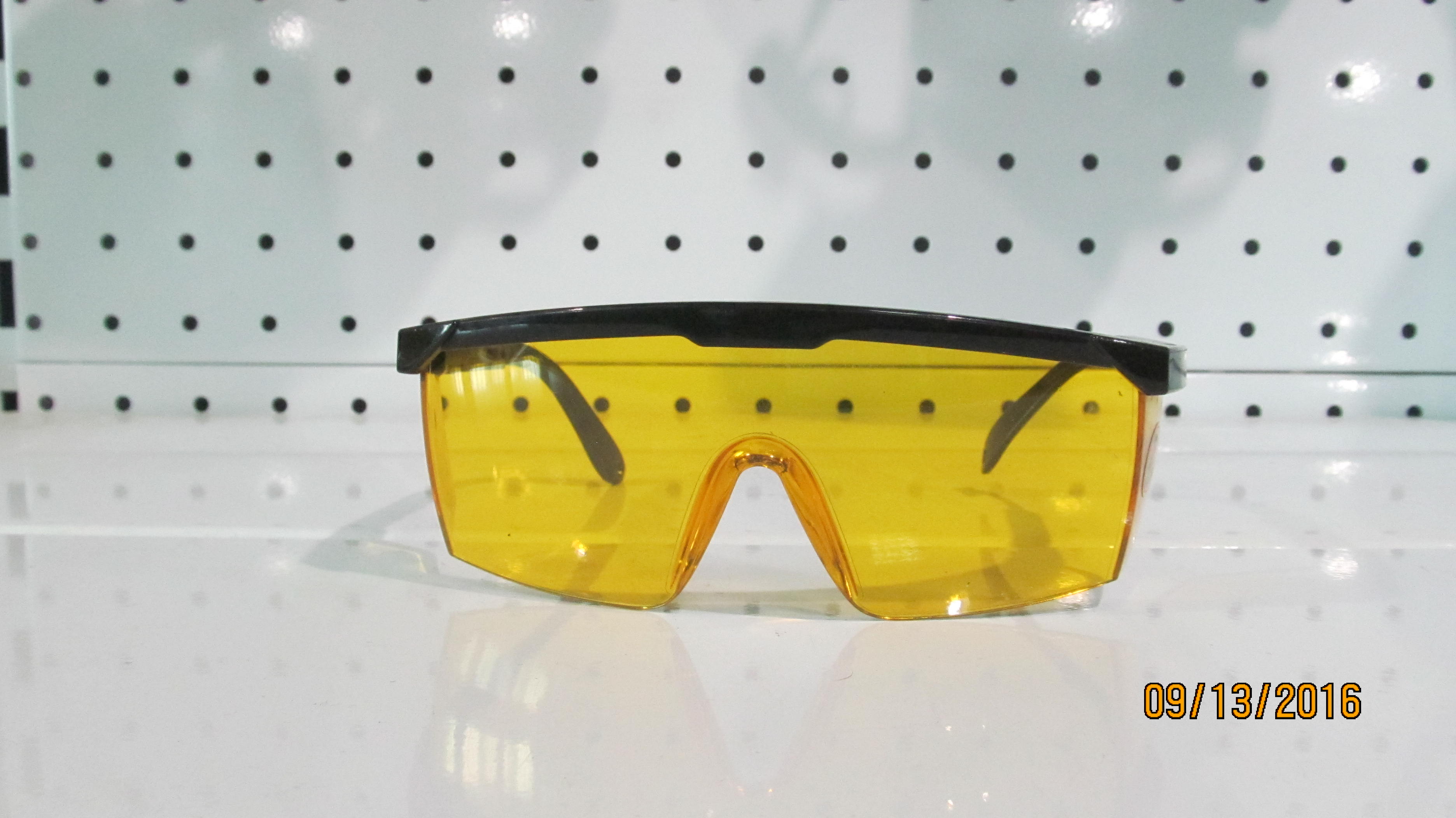 Окуляри захисні відкриті жовті