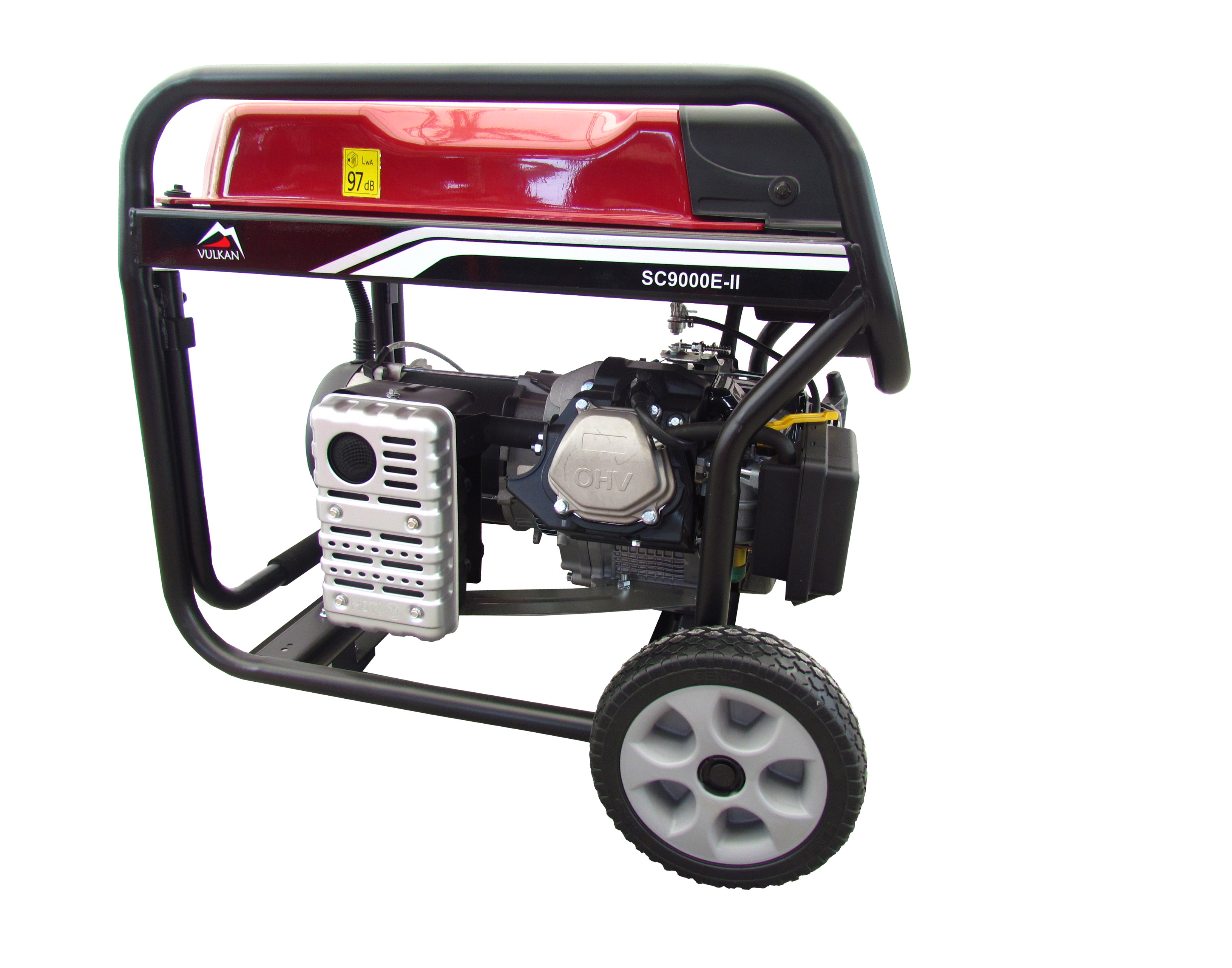 Генераторна установка SC9000E-II 1ф 7,0кВт ел.старт, 25л, колеса