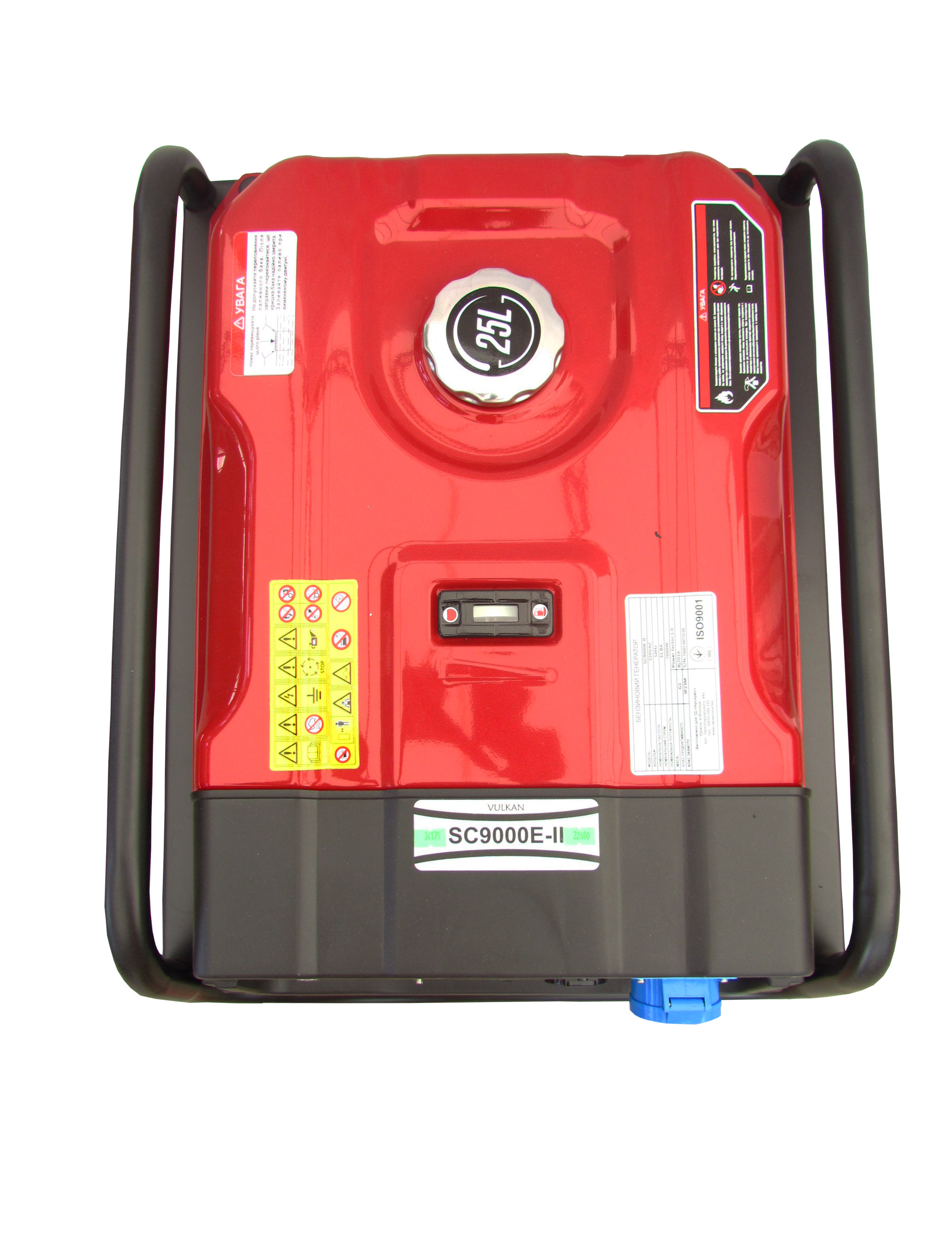 Генераторна установка SC9000E-II 1ф 7,0кВт ел.старт, 25л, колеса