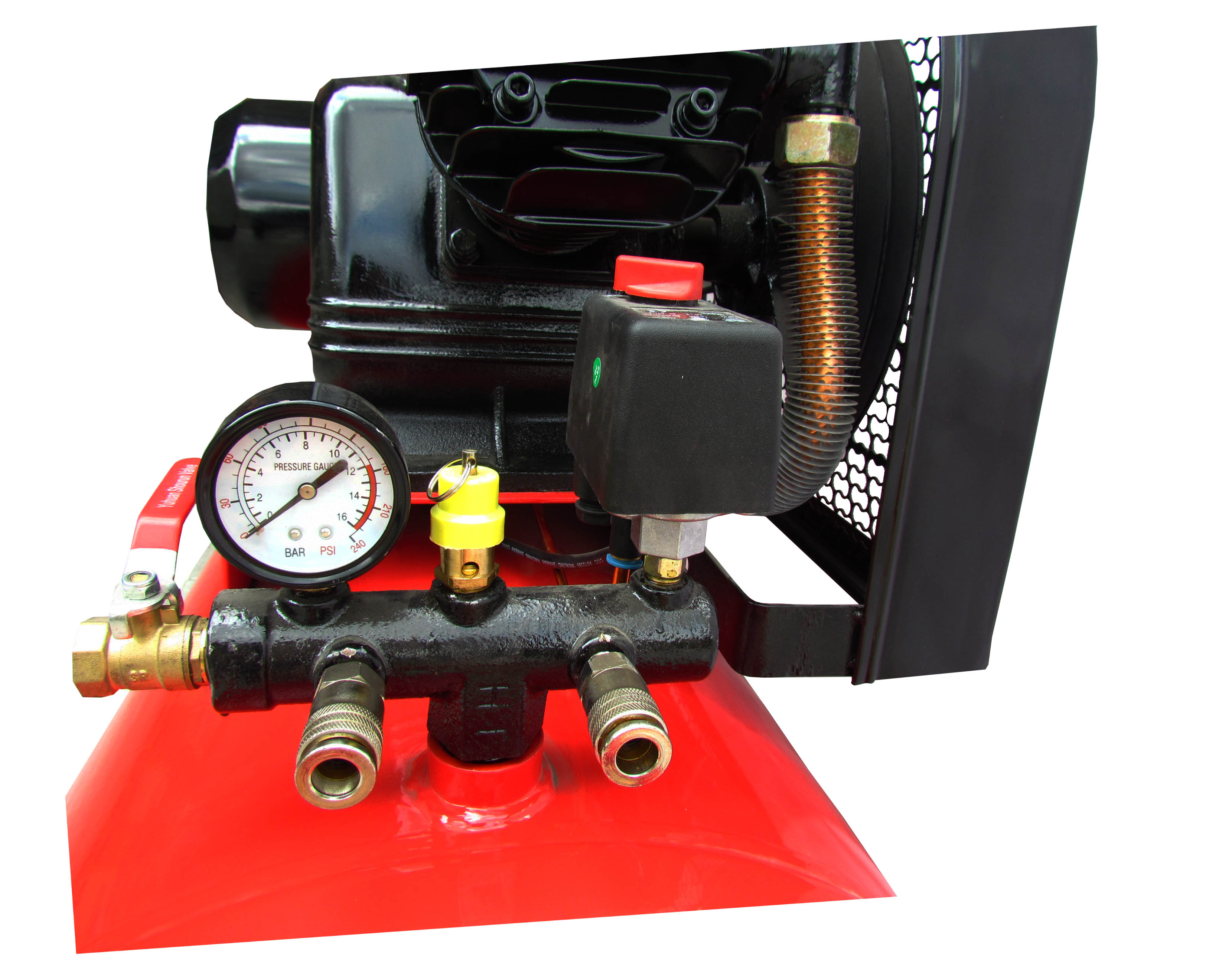 Компресор рес-100л 420/340л/хв 2,2кВт 10бар 380В 2 циліндра IBL2070E-380-100