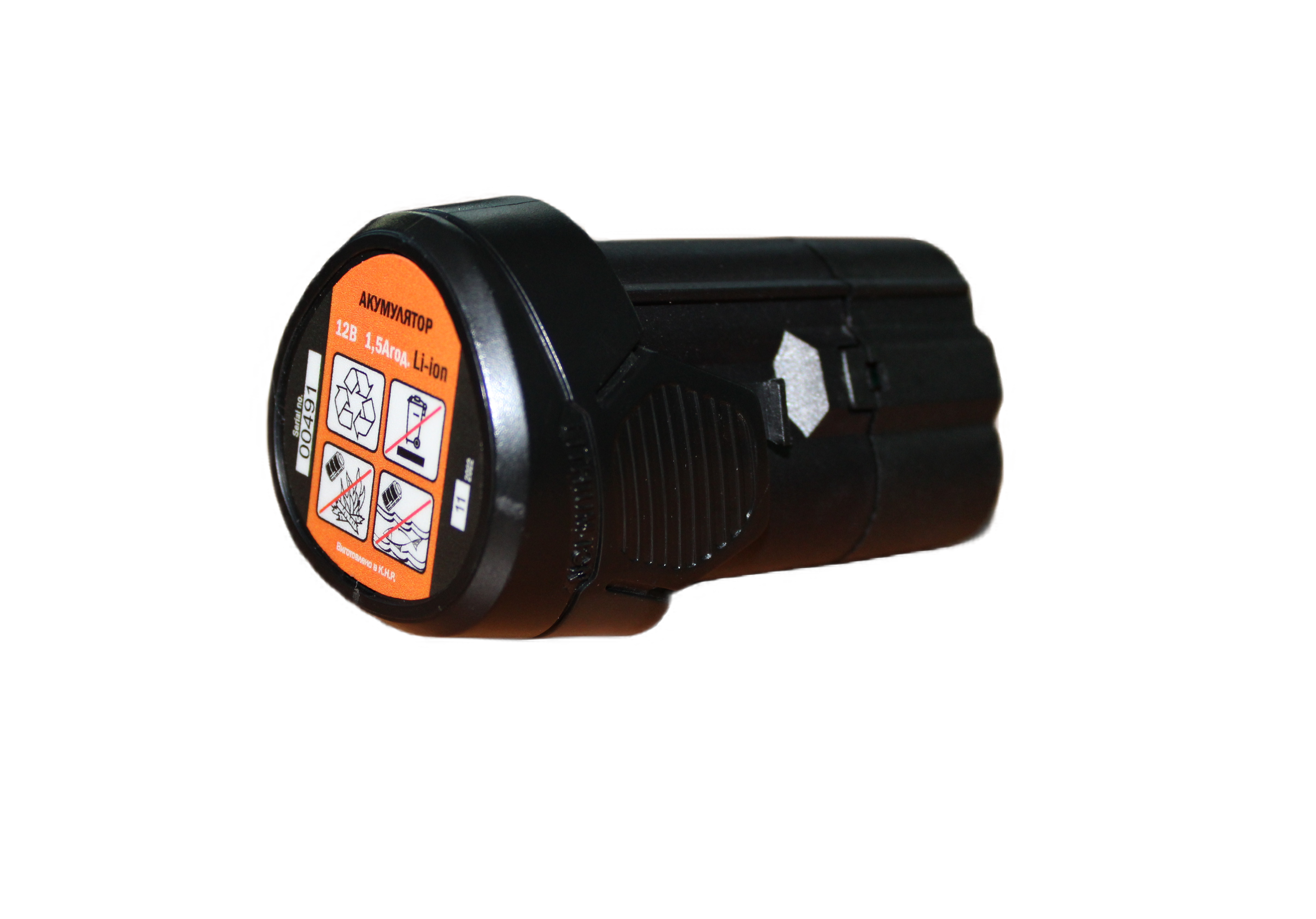 Акумуляторна батарея B12V/1,5Аh Li-Ion, 12В, 1,5А*год